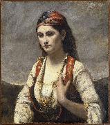 Jean-Baptiste Camille Corot Young Woman of Albano oil painting picture wholesale